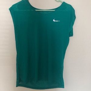 Green Nike top